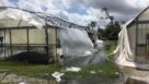 Greenhouse structure damage at SWFREC in Immokalee