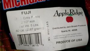 Michigan Produce Company Issues Apple Recall