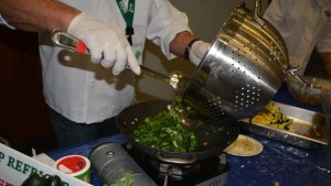 2015 Florida Ag Expo cooking demo using local vegetables